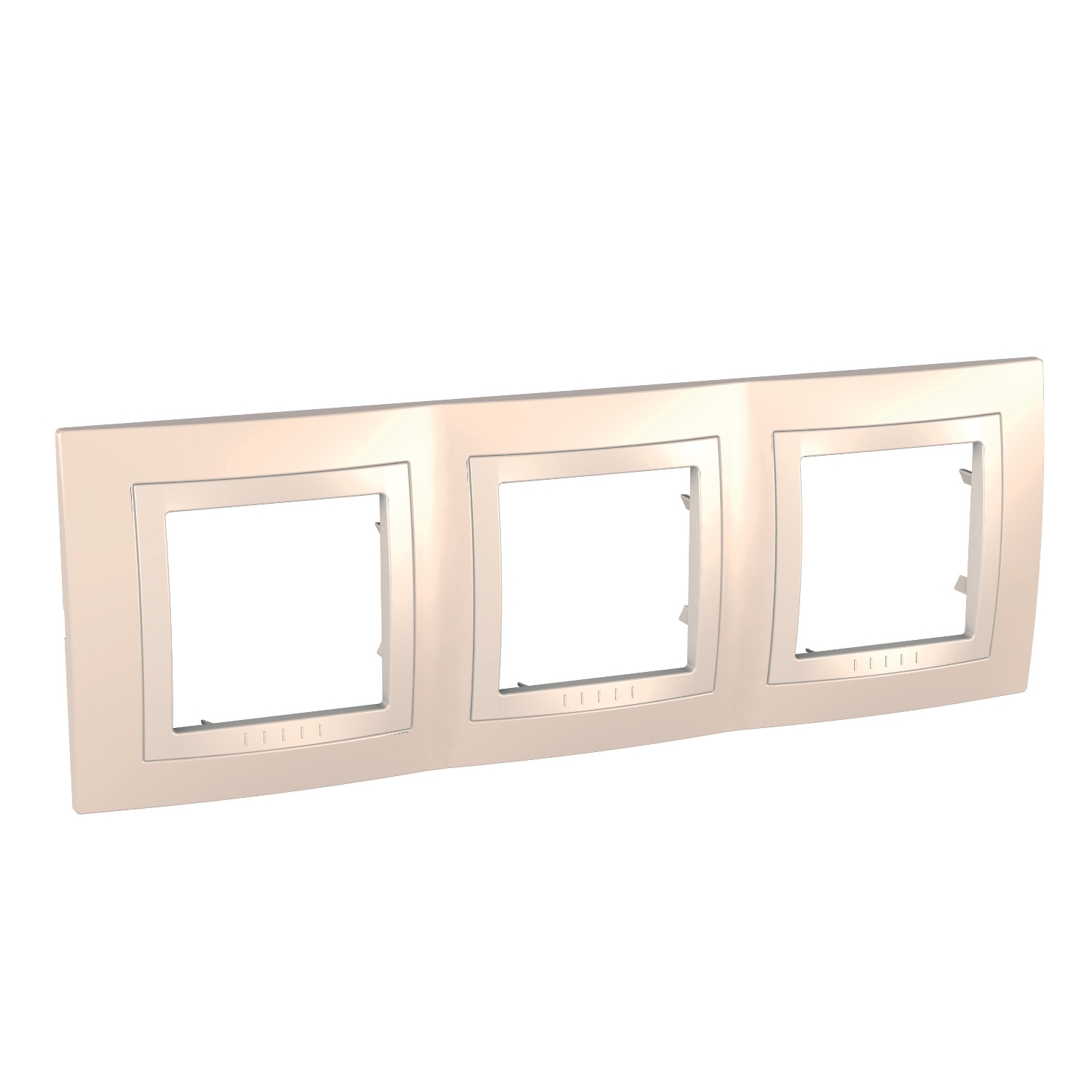 Rámeček Schneider Unica Basic trojnásobný horizontální marfil