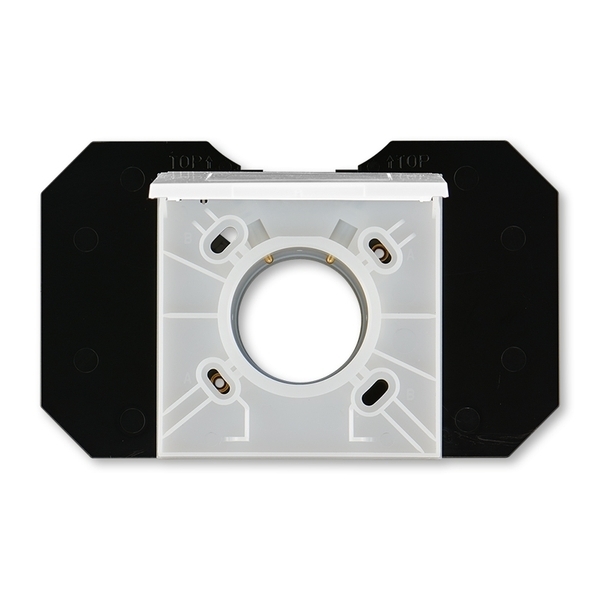 Zásuvka centrálního vysavače ABB Levit bílá