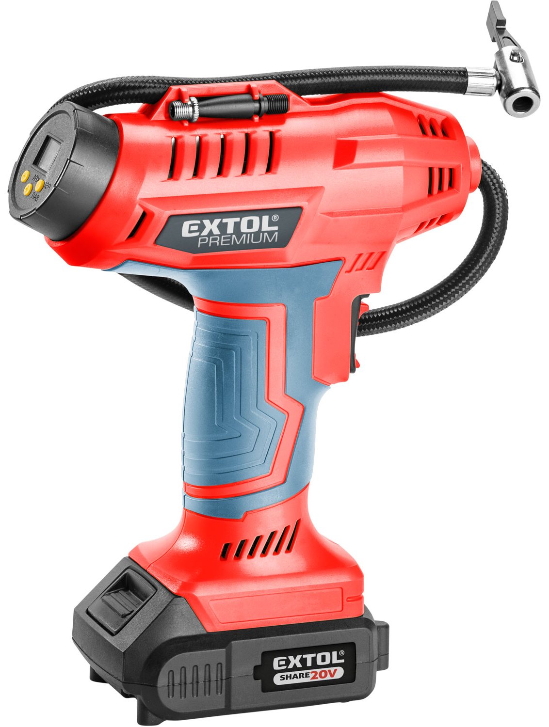 Kompresor AKU Extol Premium SHARE20V 8891874 Extol