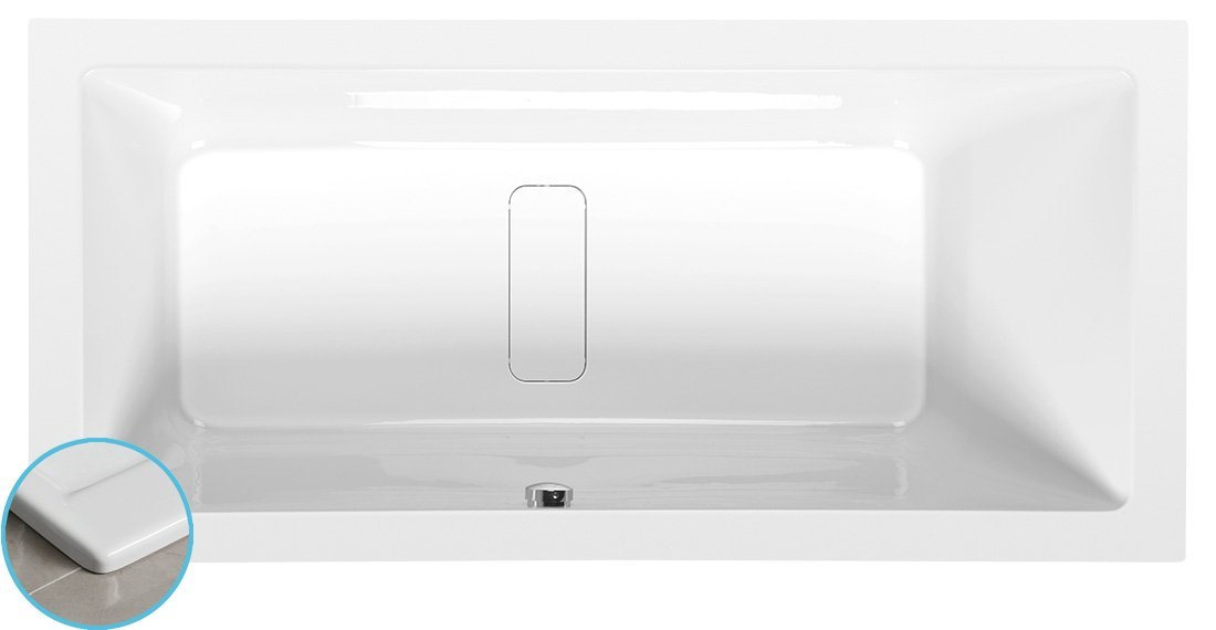 Vana akrylátová Polysan Marlene Slim 170×80 cm POLYSAN