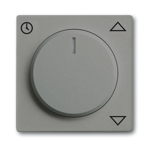 Kryt spínač žaluziový komfortní otočný ABB Solo metalická šedá ABB