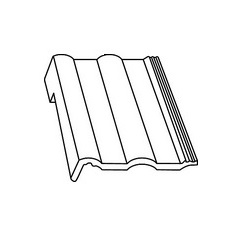 Taška pultová rohová levá BRAMAC Classic Protector Plus červenohnědá BRAMAC