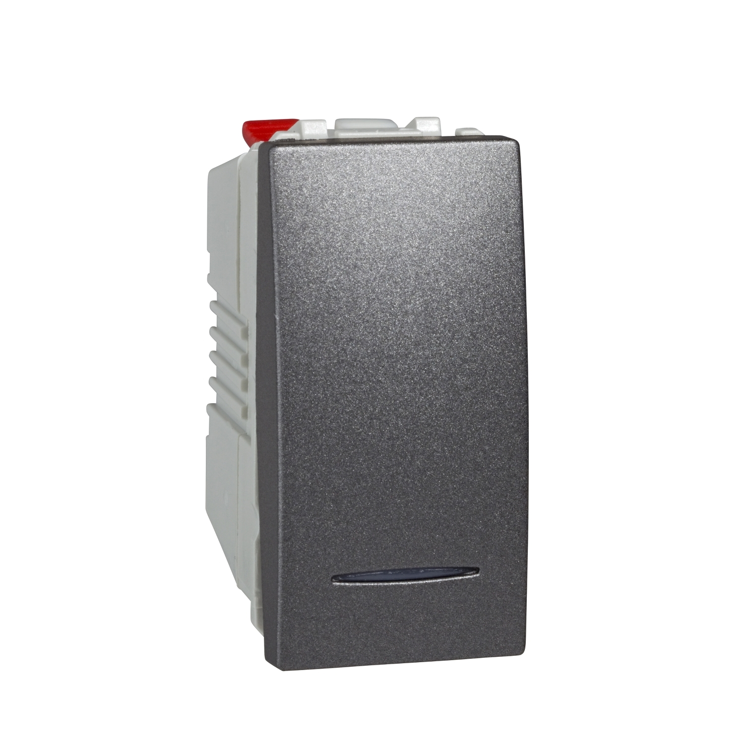 Tlačítko řazení 1/0So Schneider Unica 1 modul grafit Schneider