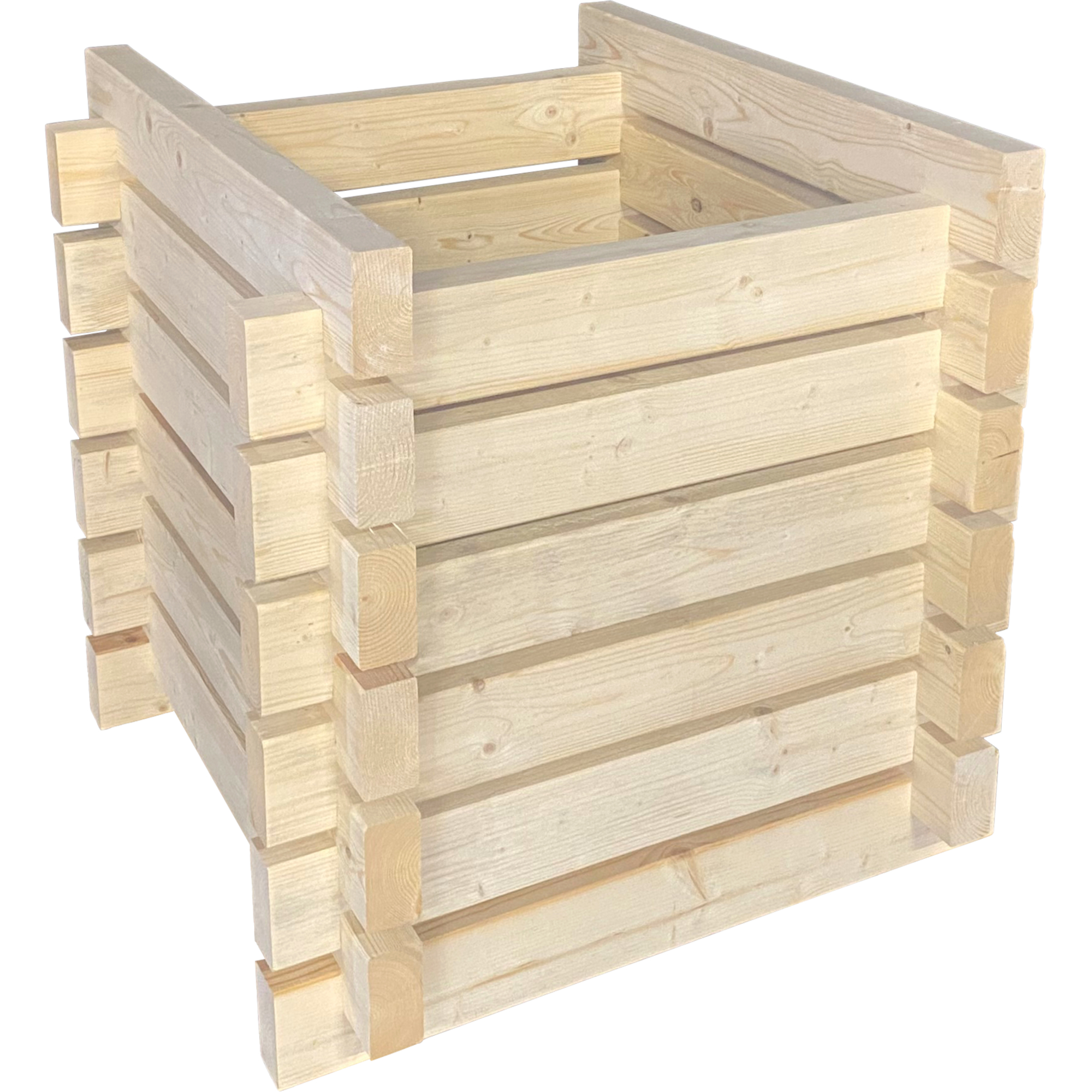 Kompostér dřevěný 800×800×900 mm DEKWOOD