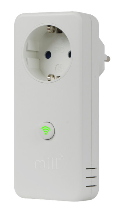 Zásuvka chytrá Wi-Fi Mill s čidlem vlhkosti a teploty Mill