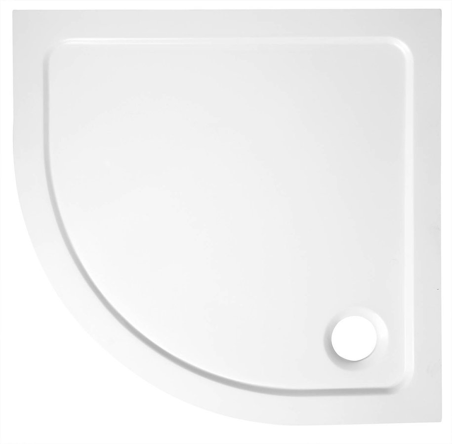 Vanička sprchová Aqualine Tecmi 900×900×30mm R550 litý mramor AQUALINE