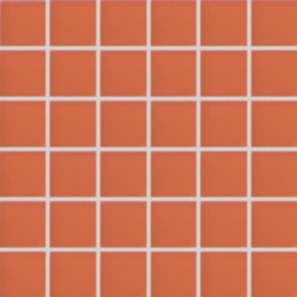 Mozaika sklo Rako Fashion 5×5 cm (set 30×30 cm) oranžová VDM05048 RAKO