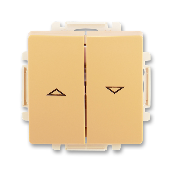 Tlačítko žaluziové řazení 1/0+1/0 s blokací ABB Swing L béžová ABB