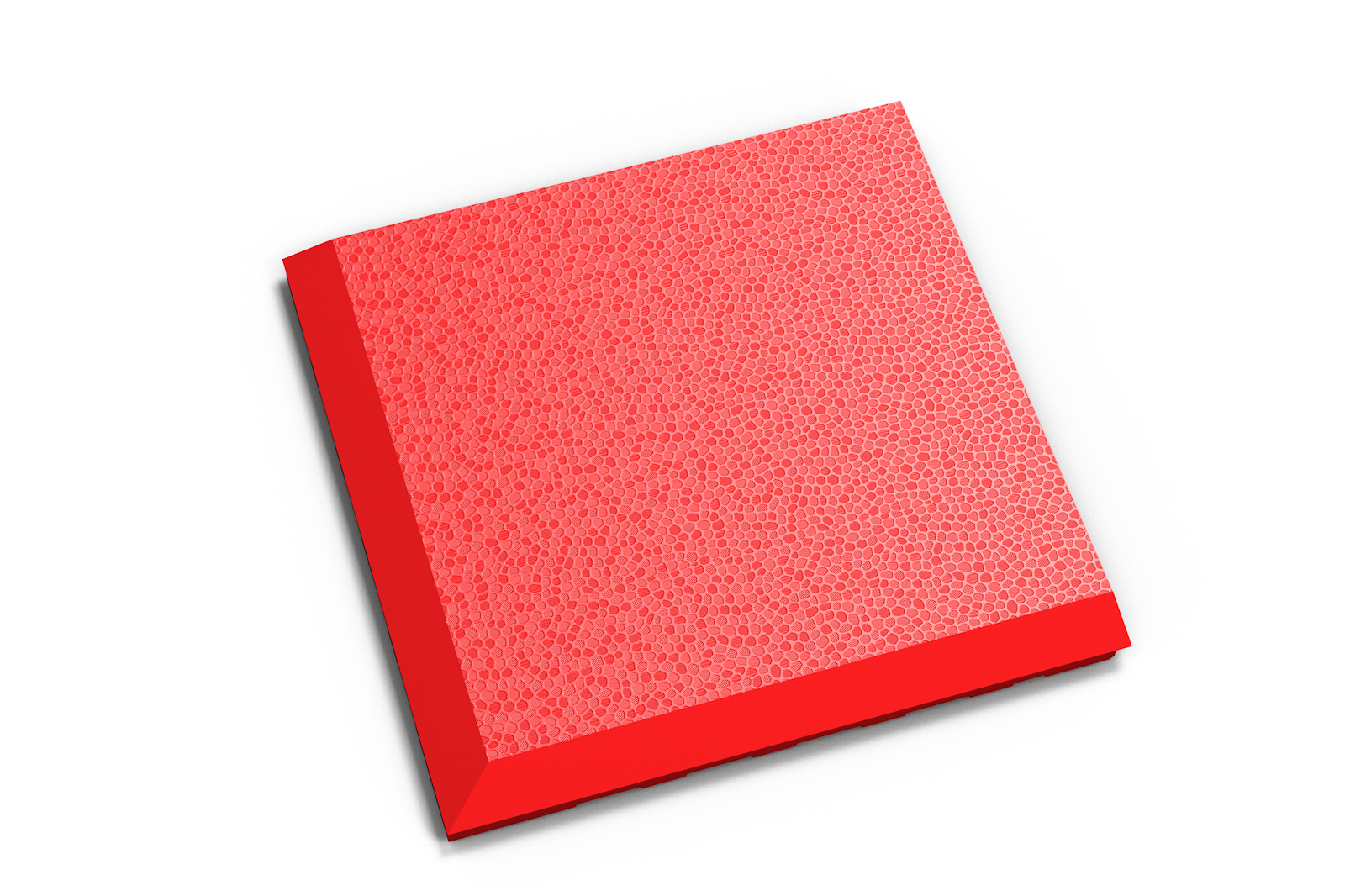 Dlaždice rohová C Fortelock Machine invisible hadí kůže ROSSO RED Mosolut