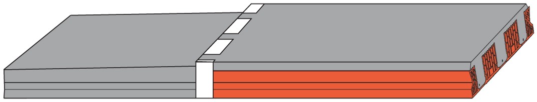 Panel balkonový Heluz 1200×230×5400 mm HELUZ