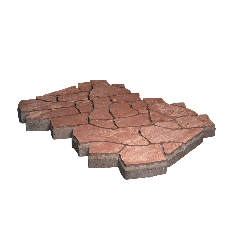 Dlažba betonová DITON SAINT TROPEZ standard reliéfní terra výška 80 mm DITON