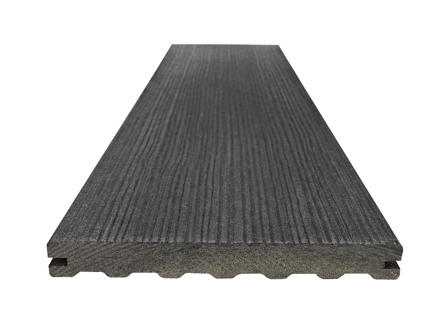 Prkno terasové Woodplastic FOREST MAX eben 22×195×4000 mm WOODPLASTIC
