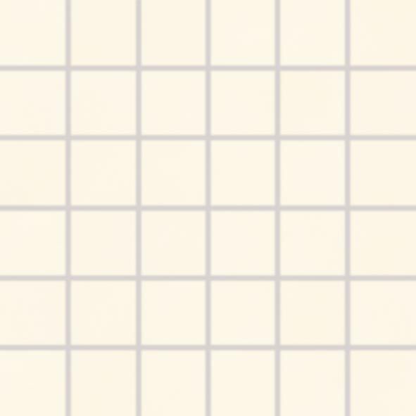 Mozaika Rako Up 5×5 cm (set 30×30 cm) slonová kost WDM05510 RAKO