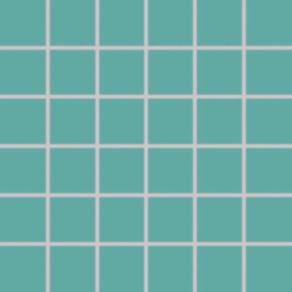 Mozaika Rako Color Two 5×5 cm (set 30×30 cm) tyrkysová matná GDM05467 RAKO