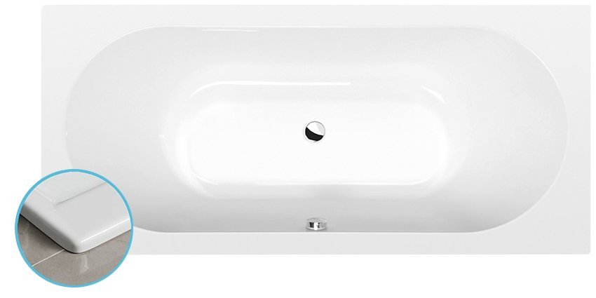 Vana akrylátová Polysan Viva B Slim 175×80 cm POLYSAN