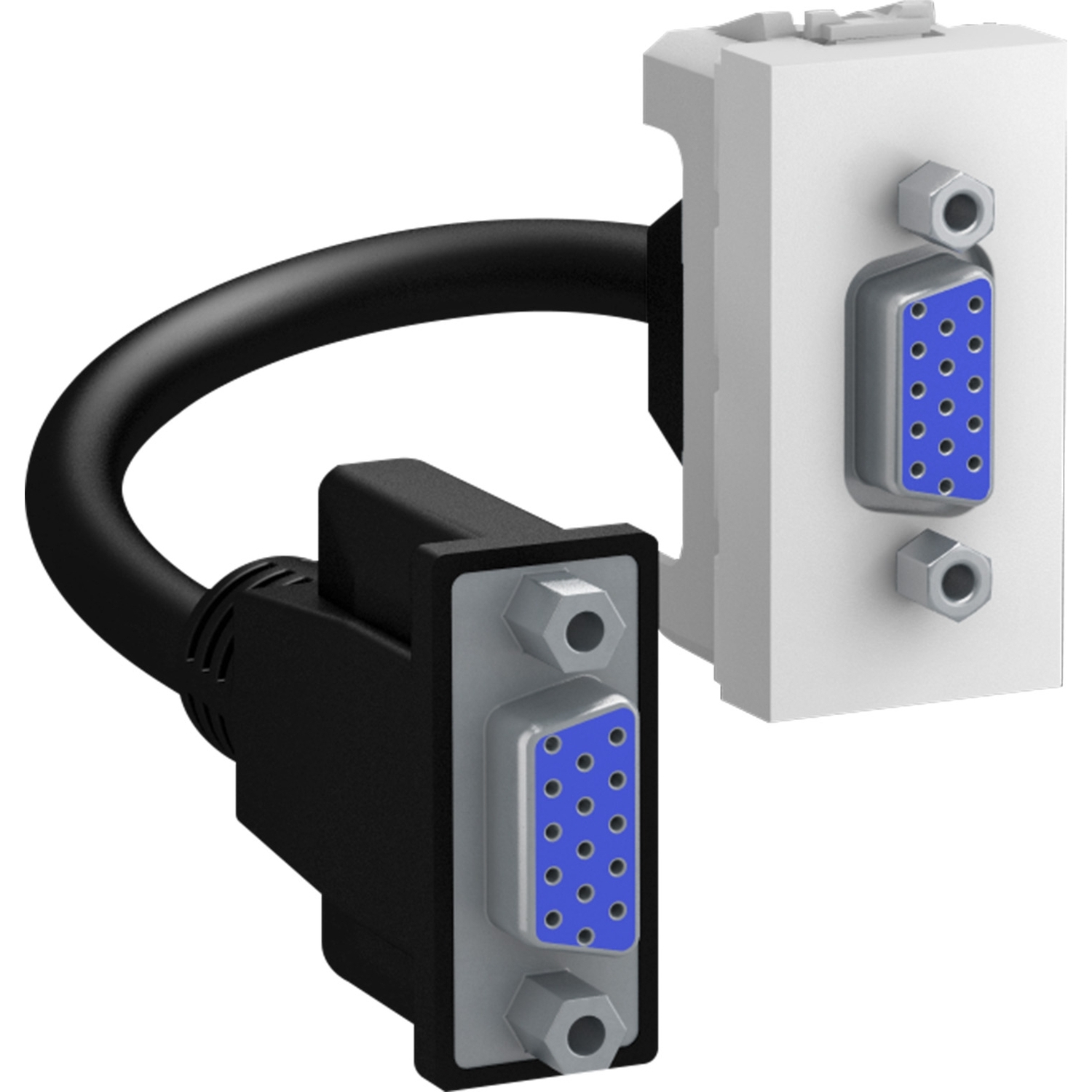 Zásuvka datová VGA Schneider Unica polar