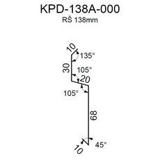 Dilatační lišta RS138A-90 SP25 RAL7024 0