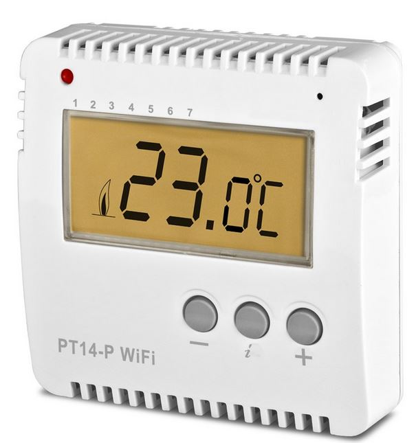 Termostat drátový internetový Elektrobock PT14-P WiFi ELEKTROBOCK