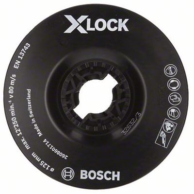 Talíř opěrný Bosch X-LOCK 125 mm jemná BOSCH