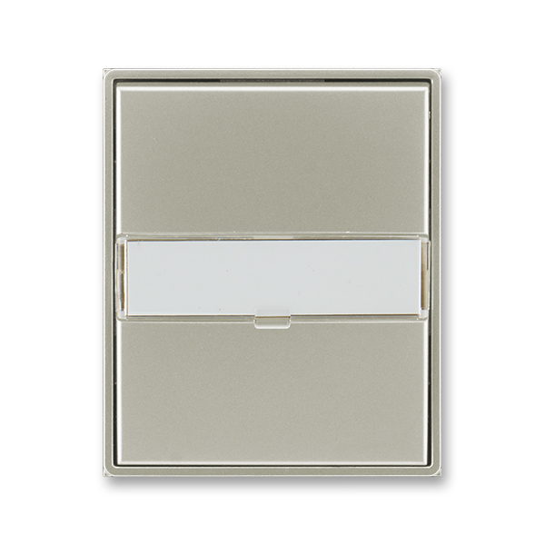 Kryt spínač jednoduchý s popisovým polem ABB Time starostříbrná ABB