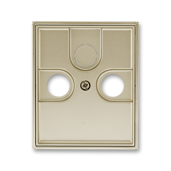 Kryt zásuvka anténní TV/R/SAT ABB Time šampaňská ABB