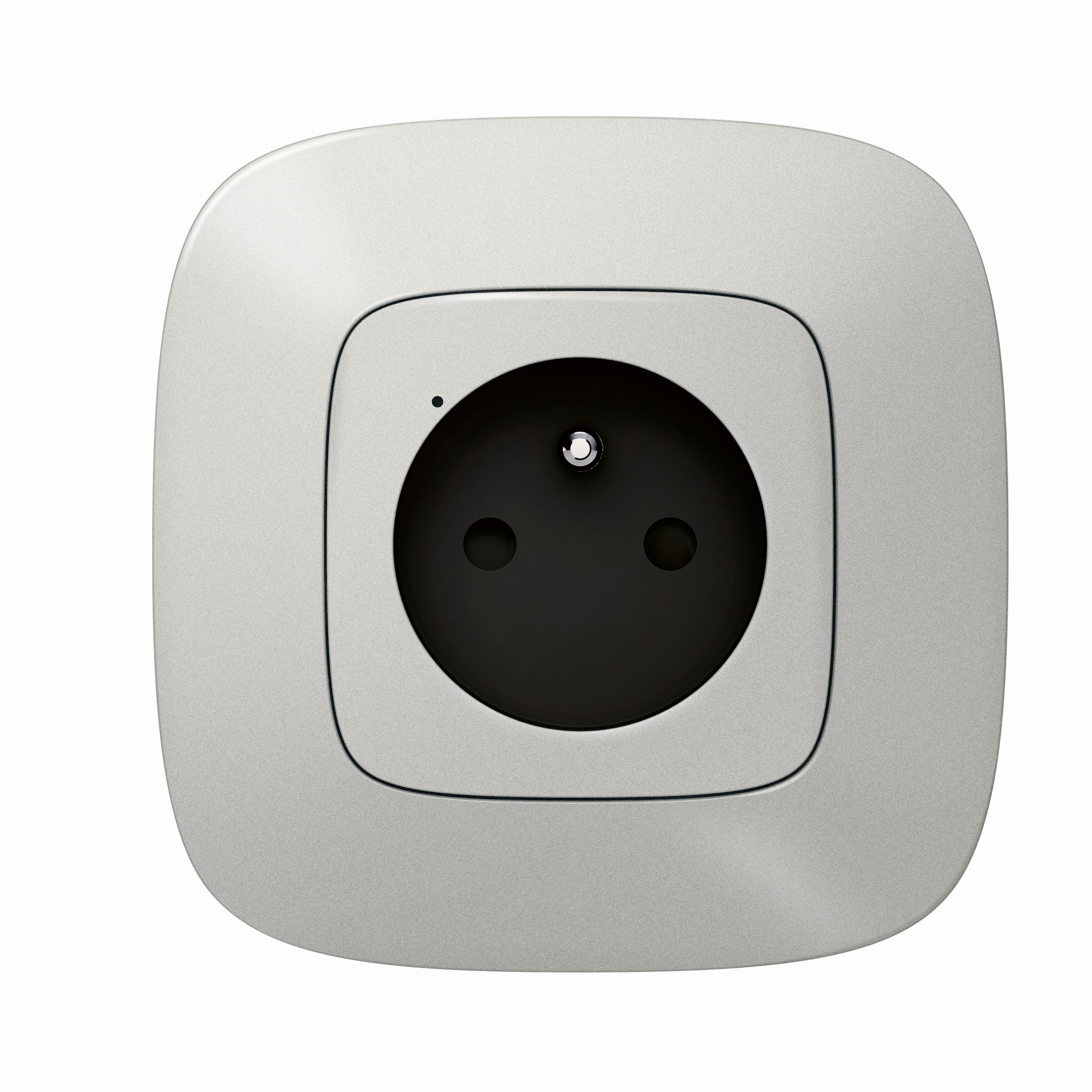 Zásuvka jednonásobná NETATMO Valena Allure hliník Legrand