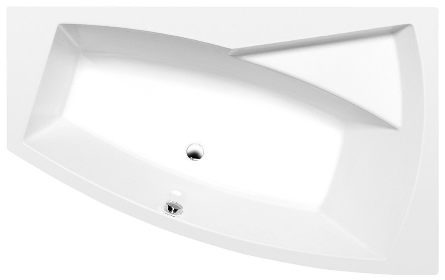 Vana akrylátová Polysan Evia R 160×100 cm pravá POLYSAN