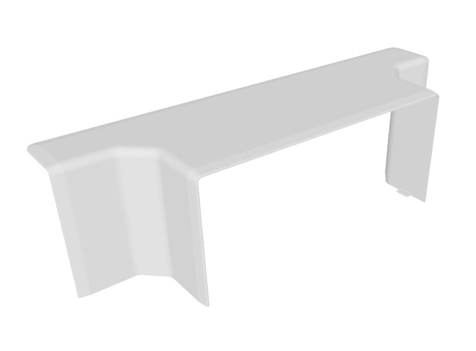 Kryt odbočný parapetního kanálu 130x65D