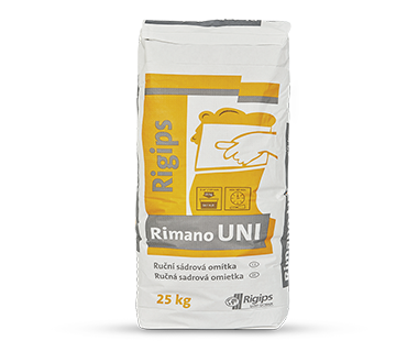 Omítka sádrová Rigips Rimano UNI 25 kg Rigips