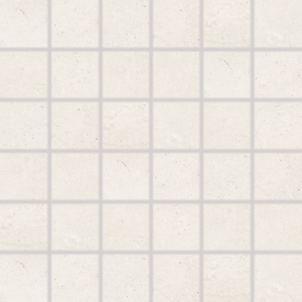 Mozaika Rako Limestone 5×5 cm (set 30×30 cm) slonová kost DDM06800 RAKO