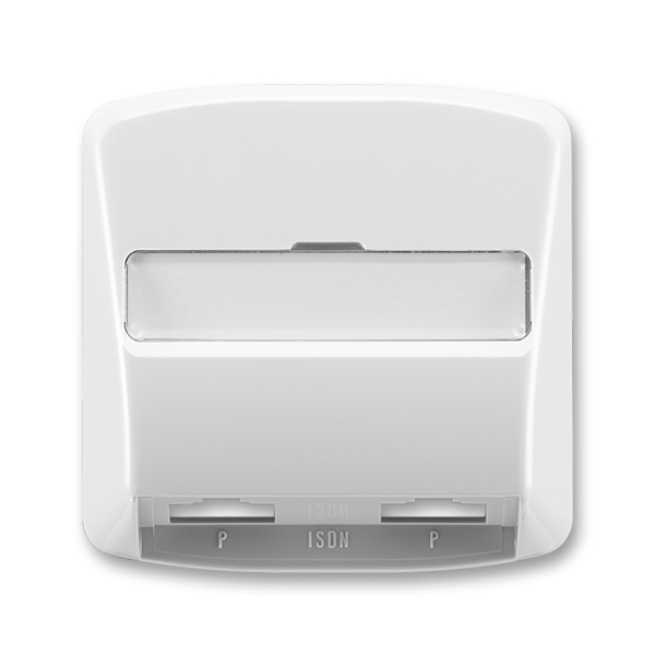 Kryt zásuvka ISDN dvojnásobná ABB Tango šedá ABB