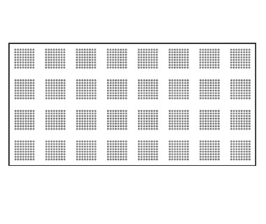 Deska perforovaná Rigips Gyptone BIG Quattro 42 1 200×2 400 mm bílá Rigips