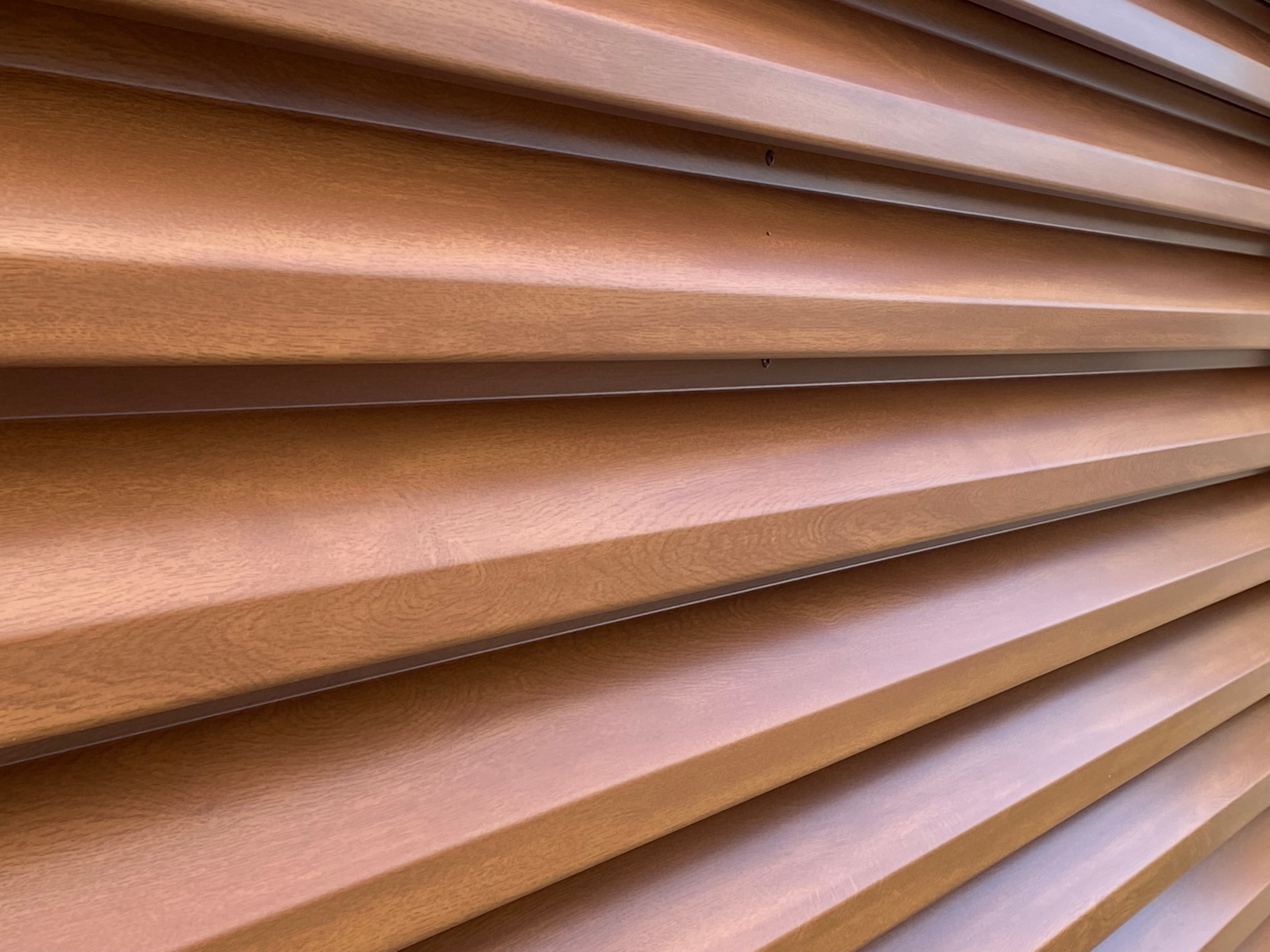 Výplň plotová DEKMETAL RAZZO 7DSAA imitace světlé dřevo DEKMETAL