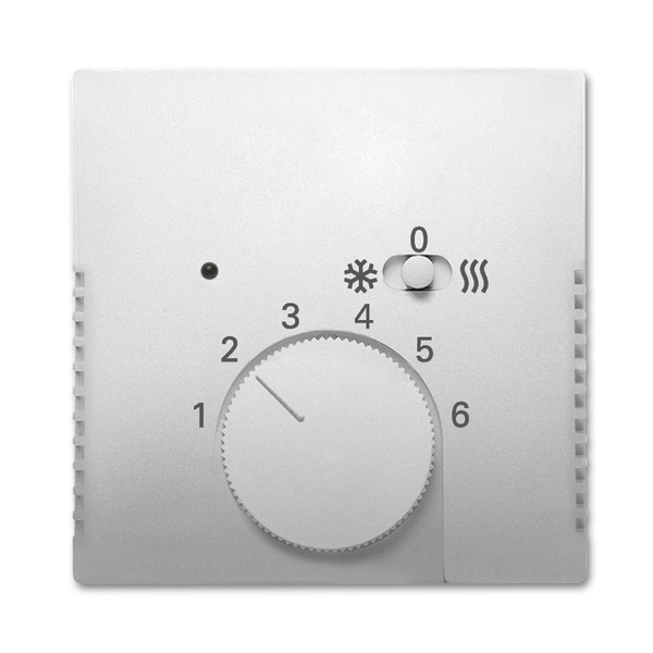 Kryt termostat otočný topení a chlazení ABB Future ušlechtilá ocel ABB