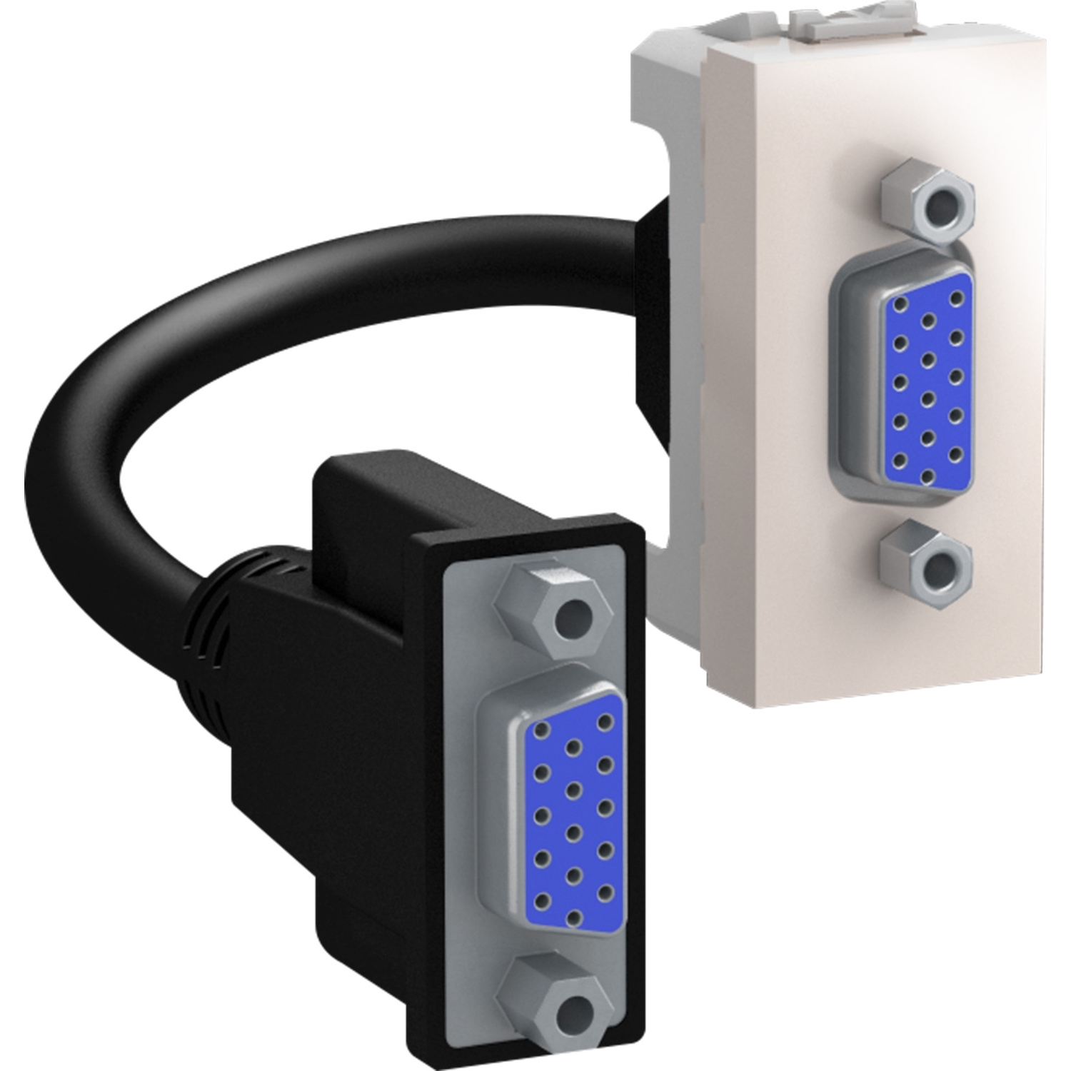 Zásuvka datová VGA Schneider Unica marfil