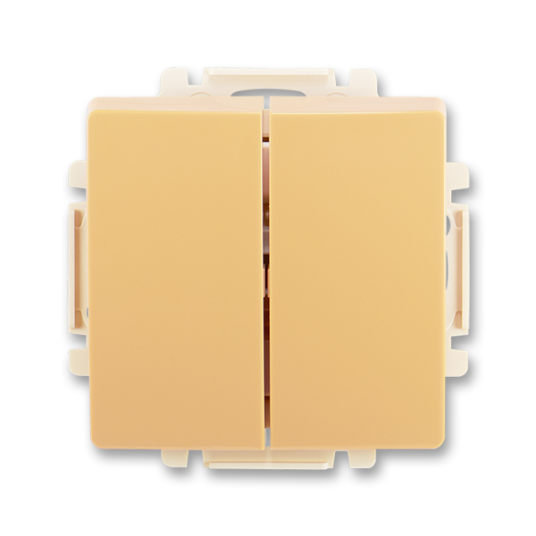 Tlačítko dvojité řazení 1/0+1/0 ABB Swing L béžová ABB