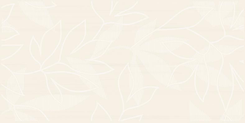 Dekor Rako Easy 20×40 cm béžová květina WITMB062 RAKO