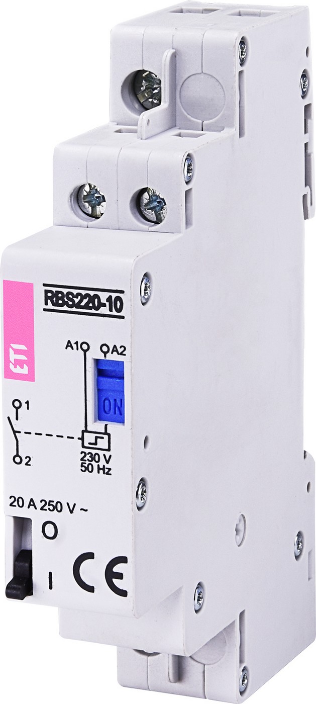 Spínač bistabilní ETI RBS220-10-230V AC