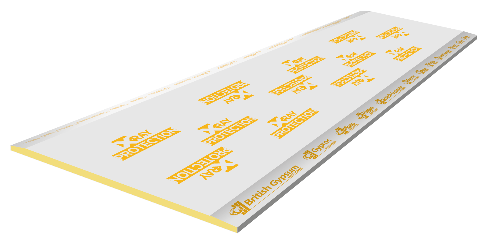 Deska sádrokartonová Rigips X-Ray Protection 600×1 875 mm