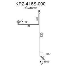 Závětrná lišta RS416SS FeZn 0