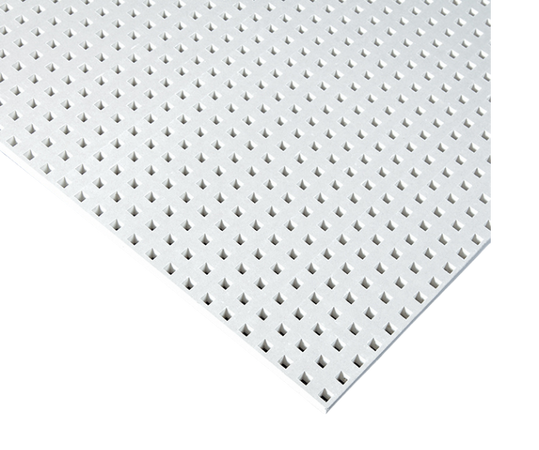 Deska perforovaná Rigips Rigiton RL 8-18Q 1 188×1 998 mm černá