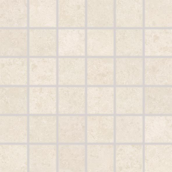 Mozaika Rako Base 5×5 cm (set 30×30 cm) světle béžová WDM05431