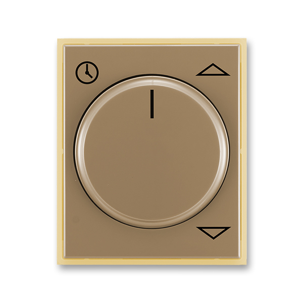 Kryt spínač žaluziový komfortní otočný ABB Element kávová