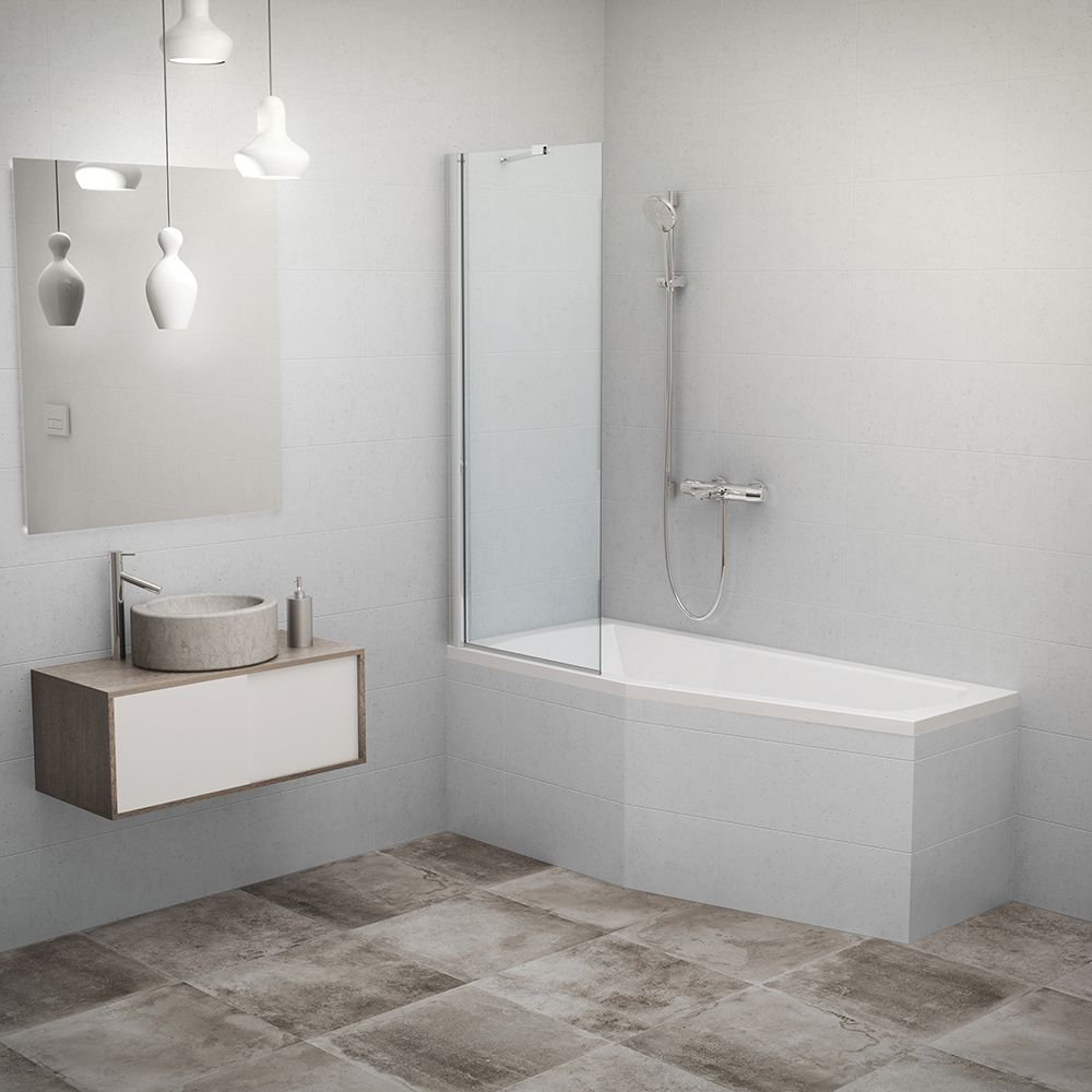 Zástěna vanová Roth PXV1 750 brillant transparent ROTH CZECH