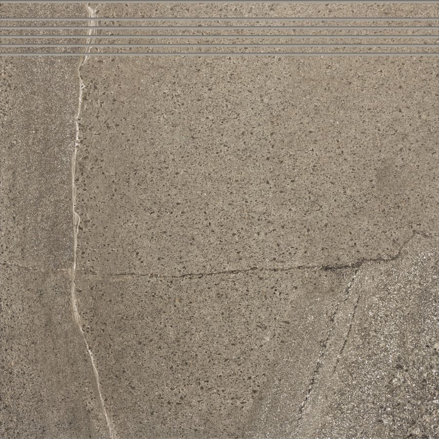 Schodovka Rako Random 60×60 cm hnědá DCP63677 RAKO