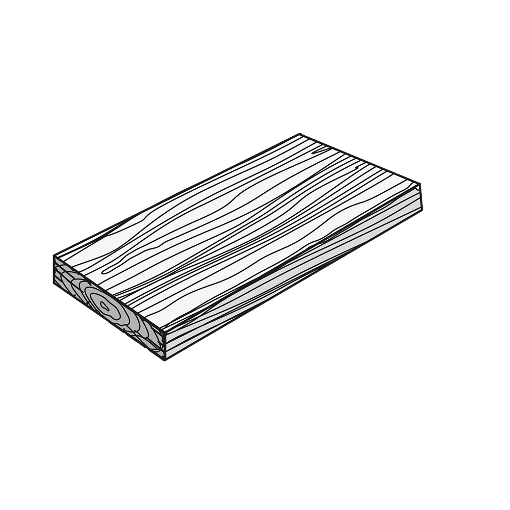 Dlažba betonová Presbeton BARK 11 reliéfní prkno přírodní 250×395×50 mm PRESBETON