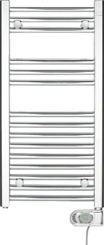 Radiátor trubkový elektrický Zehnder Aura PBECZ 500×906 mm 200 W chrom Zehnder