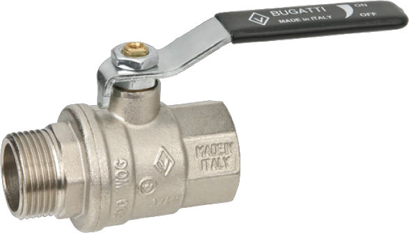 Kohout kulový voda Bugatti 1/2" MF s pákou