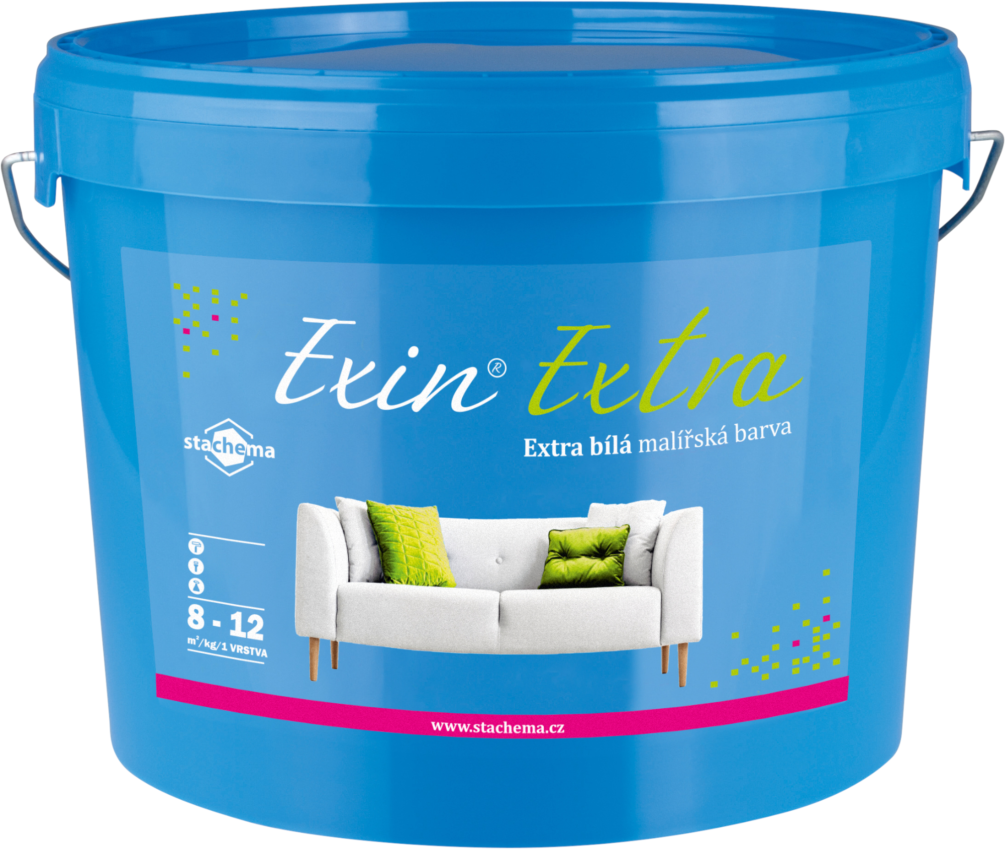 Malba interiérová Stachema Exin Extra bílá