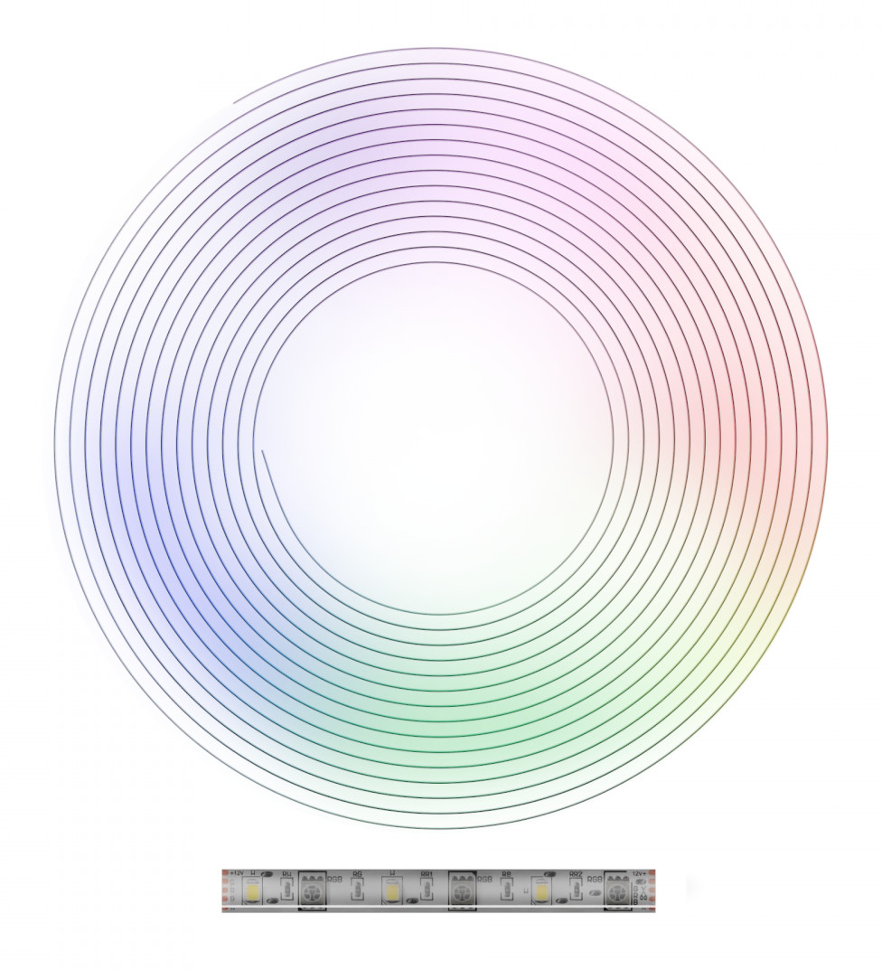 Pásek LED IP 44 TechToy prodloužení 230 V 10 W 3 000 K/RGB